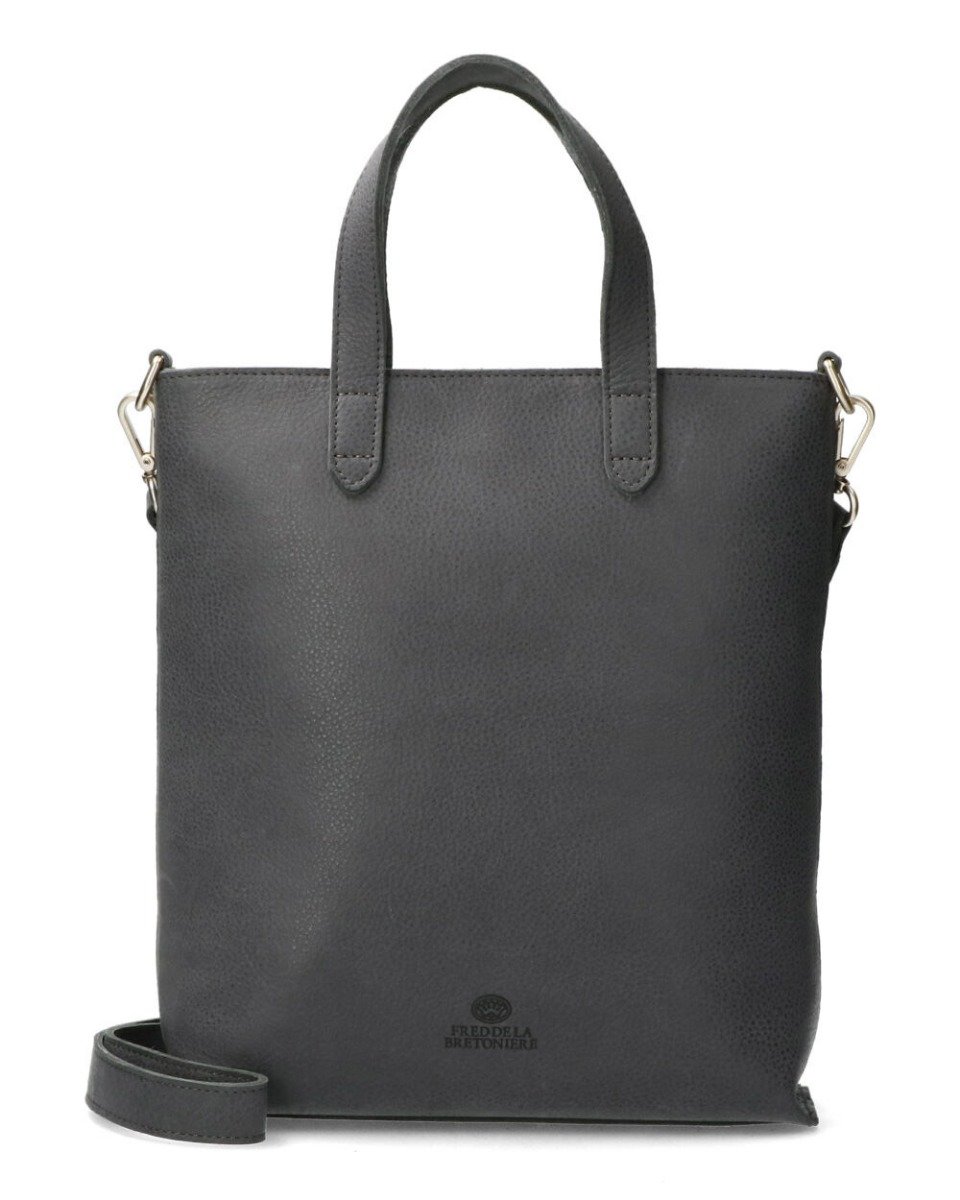 structured leather bag