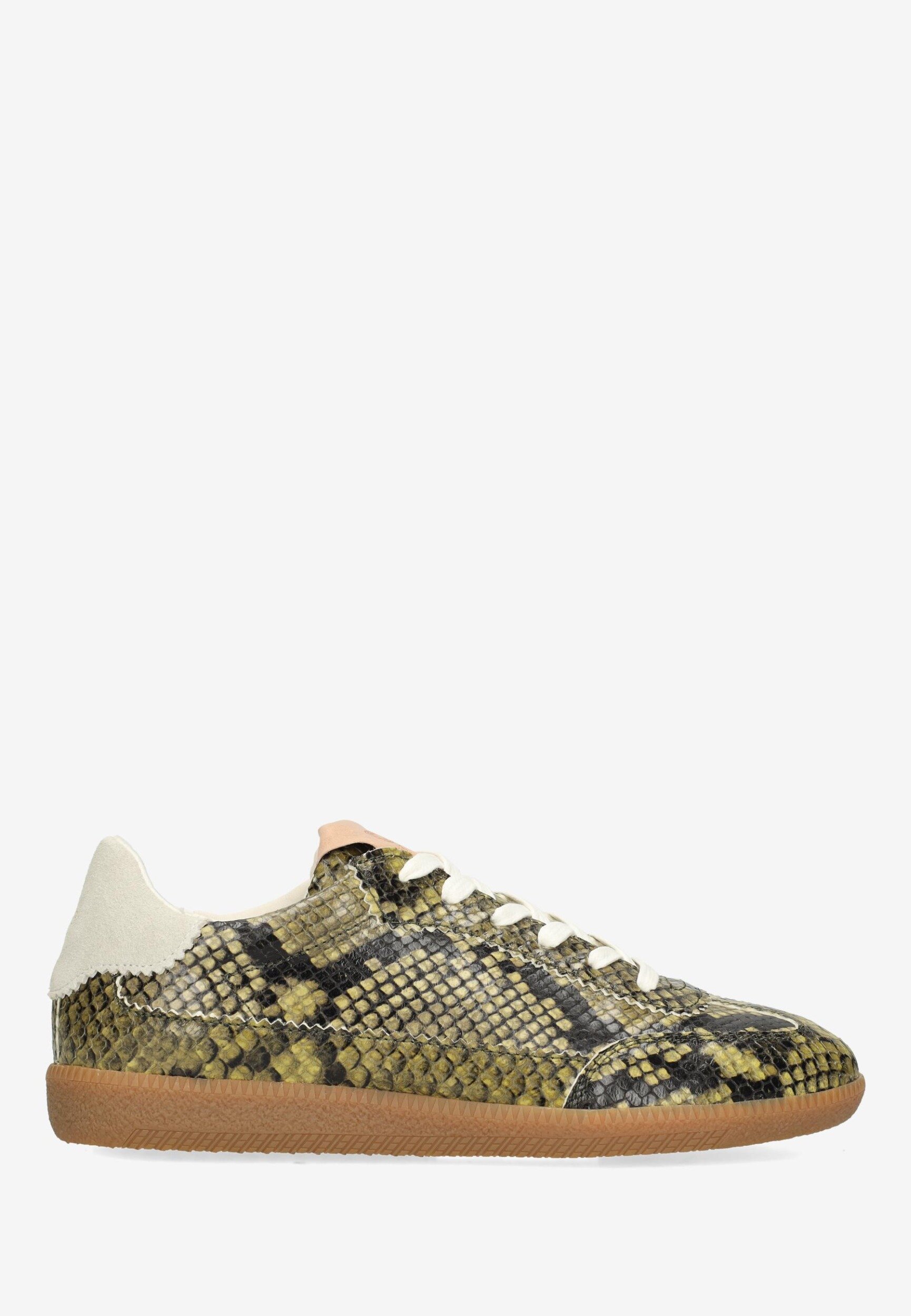 Fred de la bretoniere Sneaker Pearl Lux Snake Groen